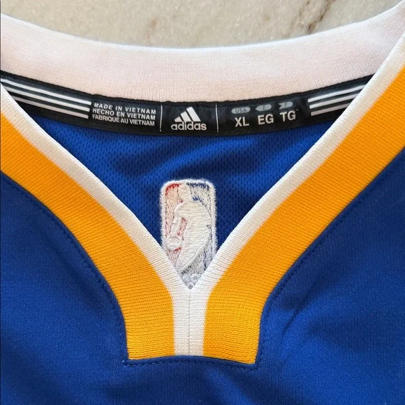 adidas Golden State Warriors Kevin Durant #35 aka The Death Lineup Kids Jersey - Picture 2 of 4